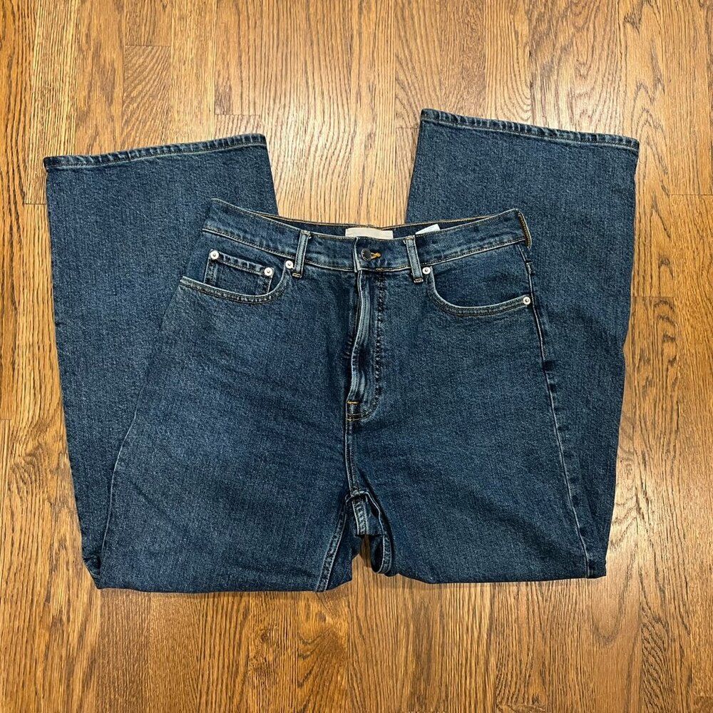 Everlane The Way High Sailor Jean in Dark Wash